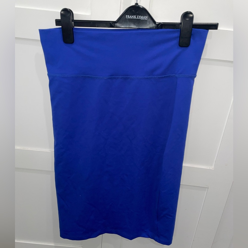 bebe Royal Blue Pencil Skirt